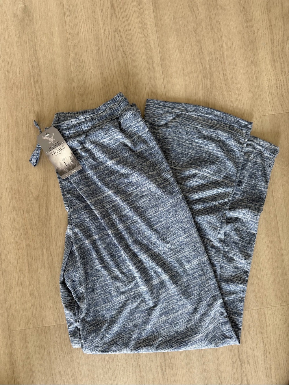 Men's Heather Blue Jogger Sweatpants -